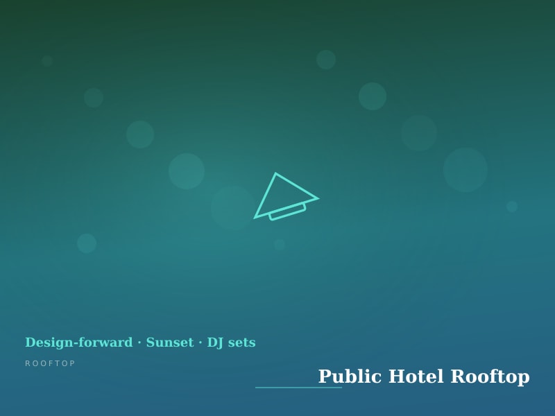 Public Hotel Rooftop