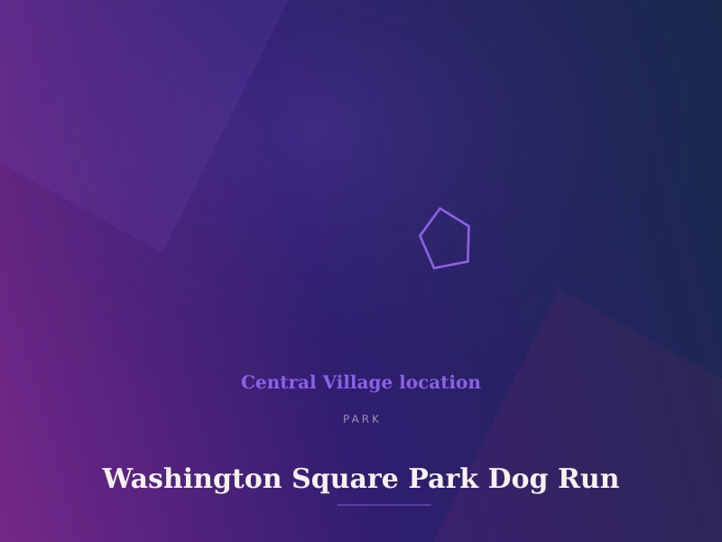 Washington Square Park Dog Run