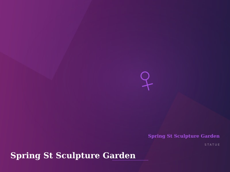Spring St Sculpture Garden