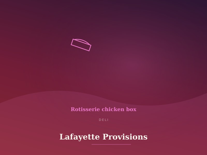 Lafayette Provisions